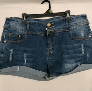 Denim Blue Women's Shorts